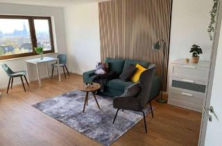 Wohnung mieten in 89075 Oststadt, Attraktive möblierte 1,5 Zimmer Wohnung mit Balkon und Panomarablick / Erstbezug nach Renovierung