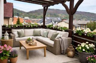 Wohnung mieten in 63911 Klingenberg, Traumwohnung mit Dachterrasse & Burgblick in Trennfurt, 3.5 Zi., klimatisiert