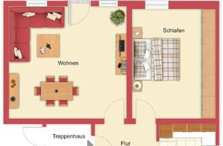 Wohnung kaufen in 72622 Nürtingen, 3-Zimmer-Wohnung in zentrumsnaher Lage mit Gartenblick