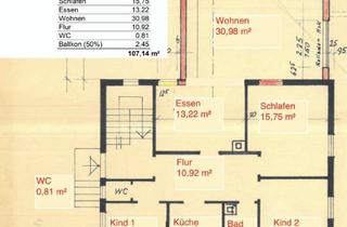Wohnung mieten in 78628 Rottweil, Gepflegte 4-Zimmer Wohnung mit Balkon + Gartenmitbenutzung in Rottweil