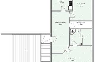 Wohnung mieten in Fercher Straße 186, 14542 Werder (Havel), Schöne 2-Zimmer Dachgeschosswohnung mit Terrasse in Werder (Havel)