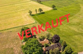 Haus kaufen in 49448 Marl, Resthof mit großem Grundstück in idyllischer Alleinlage – Zwei Wohneinheiten & viele Möglichkeiten