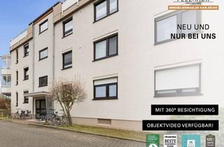 Wohnung kaufen in 76149 Karlsruhe, WOHNEN MIT PERSPEKTIVE: Gepflegte 3-Zimmer-Wohnung mit Balkon und TG-Stellplatz in Karlsruhe-Neureut