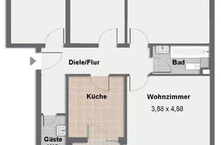 Wohnung kaufen in 63762 Großostheim, Großostheim - 4 Zimmer Wohnung, Balkon, Kfz-Stellplatz, direkt vom Eigentümmer