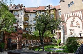 Wohnung kaufen in 12459 Oberschöneweide, 160 m² ganz besonderes Denkmal - Räume z. Verlieben! Herrliches Entrée+Garten!vermietet, Trendlage