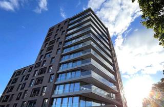 Wohnung mieten in Uferstraße 90, 26135 Osternburg, Direkter Wasserblick - modernes KUBOX-Apartment mit Einbauküche und Balkon -Hafencity