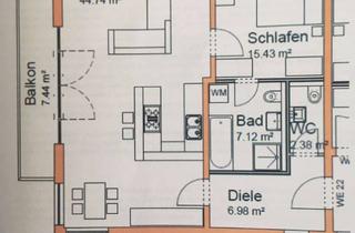 Wohnung mieten in Winkl 11a, 83355 Grabenstätt, Großzügige 2-Zimmer-Dachgeschosswohnung (82m²) in Grabenstätt/Winkl nahe Chiemsee - mit Perspektive