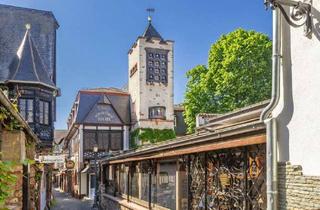 Gewerbeimmobilie kaufen in 65385 Rüdesheim am Rhein, Top-Investment am Rhein: Historisches Wohn- und Geschäftshaus mit Restaurant