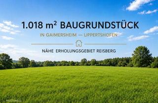 Grundstück zu kaufen in Echenzeller Str. 13, 85080 Gaimersheim, Raum für Kinder, Garten und Zukunft – 1.018 m² nahe dem Naherholungsgebiet Reisberg