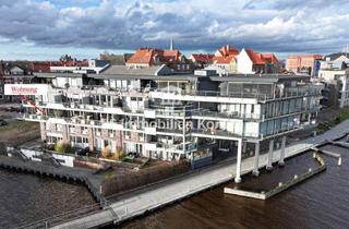 Wohnung kaufen in 26721 Stadtzentrum, Wohnen am Wasser! Eigentumswohnung im 2. OG mit Balkon, TG-Stellplatz und Bootsanlegeplatz!