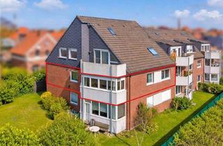 Wohnung kaufen in 26506 Norden, Attraktive 3-Zimmer-Wohnung mit Balkon und Garage in zentraler Lage von Norden