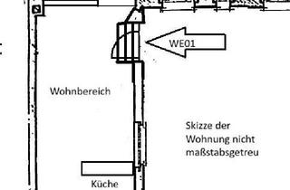 Wohnung mieten in 35037 Marburg, Sanierte 1-Zimmer-Wohnung in zentraler Lage