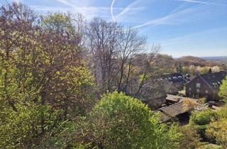 Penthouse mieten in 40699 Erkrath, BAUMKRONEN-PANORAMABLICK BIS KÖLN PENTHOUSECHARAKTER 2 ½ Zi-TERRASSENWHG BODENTIEFE FENSTER HOCHDAHL