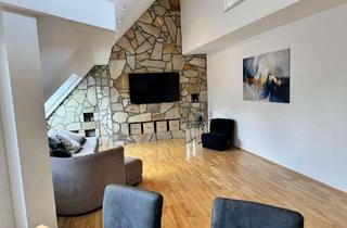 Wohnung mieten in Sulzbachstr. 55, 40629 Gerresheim, Exklusive Designer-Maisonette, 135², 2 Terrassen, voll möbliert & all-inclusive, Aufzug – Ostpark-