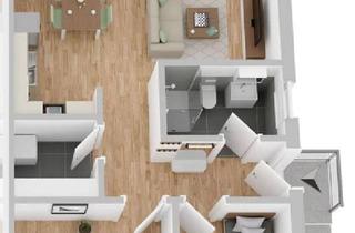 Wohnung mieten in Richard-Von-Weizsäcker-Straße 23, 74736 Hardheim, Moderne 3-Zimmer-Neubauwohnung (Erstbezug) mit großem Balkon