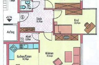 Wohnung mieten in 78315 Radolfzell, helle 3,5 Zimmer Wohnung in Radolfzell