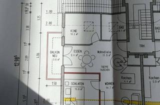 Wohnung mieten in Meuselwitzer Straße, 74348 Lauffen, Geräumige 3 Zimmer-Wohnung mit Studio-Zimmer