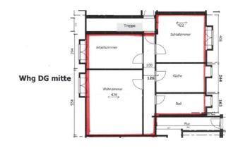 Wohnung mieten in 31535 Neustadt, 3-Zimmer-Dachgeschosswohnung in Schneeren