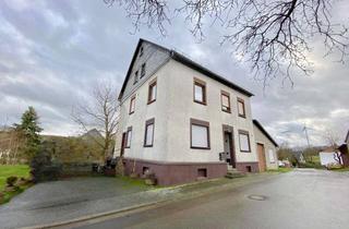 Haus kaufen in 55481 Todenroth, Vermietetes EFH mit großem Grundstück und Entwicklungspotenzial – renovierungsbedürftig