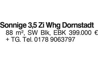 Wohnung kaufen in 89160 Dornstadt, Sonnige 3,5 Zi Whg
