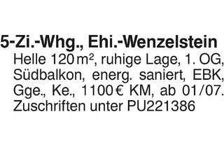 Wohnung mieten in 89584 Ehingen, 5-Zi-Whg, Ehi-Wenzelstein
