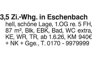 Wohnung mieten in 73107 Eschenbach, 3 Zi.-Whg. in Eschenbach