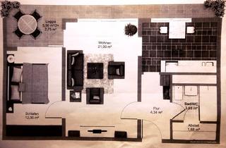 Wohnung kaufen in Am Kirchert, 72622 Nürtingen, Schön gelegene 2-Zimmer-Etagenwohnung