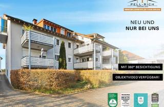 Wohnung kaufen in 76187 Karlsruhe, NATUR PUR: Eigentumswohnung in Randlage von KA-Knielingen mit Balkon und Garage zu veräußern