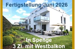 Wohnung kaufen in 32049 Herford, Herford - In Spenge: Barrierefreie 3 Zi. Whg. mit Süd-Westbalkon. Ferigstellung ab Juni 2026.