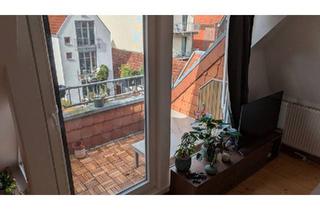 Wohnung kaufen in 21614 Buxtehude, Buxtehude - Top-Lage Westfleth: 3-Zimmer-Dachgeschosswohnung mit Balkon & PKW