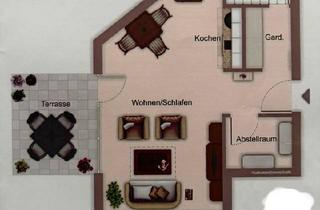 Wohnung kaufen in 73095 Albershausen, Albershausen - Attraktive 1,5 Zimmer Wohnung mit sonniger Terrasse in Birenbach