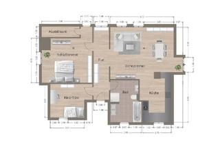 Wohnung kaufen in 90547 Stein, Stein - Erstbezug! Möblierte 3-Zi.-DG-Wohnung mit Garage - provisionsfrei