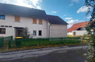 Doppelhaushälfte kaufen in 37199 Wulften, Wulften am Harz - Doppelhaushälfte in ruhiger Lage - sanierungsbedürftig