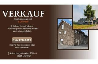 Haus kaufen in 28865 Lilienthal, Lilienthal - Lilienthal Kapitalanlage:6 moderne Reihenhäuser voll vermietet