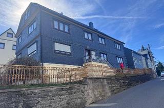 Haus kaufen in 98744 Oberweißbach, Schwarzatal - Zweifamilienhaus mit Nebengebäude & Garagen in idyllischer Lage