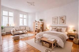 Wohnung kaufen in Körnerpark, 12051 Neukölln, Charmante 1-Zimmer-Wohnung mit Balkon im stilvollen Altbau - nur wenige Schritte zum Körnerpark