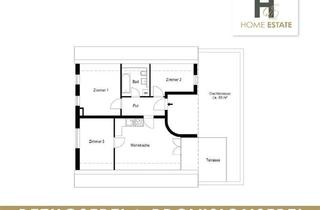Wohnung kaufen in An Den Eichen, 14513 Teltow, Bezugsfreie Dachgeschosswohnung mit großer Terrasse & Provisionsfrei