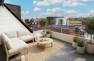 Wohnung kaufen in 86152 Innenstadt, Juwel in der Innenstadt von Augsburg! Kernsanierte 2 ZKB mit Dachterrasse in absoluter Zentrumslage
