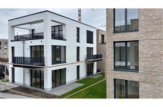Wohnung mieten in Seeblick, 49477 Ibbenbüren, Hochwertig ausgestattete 93 qm-Neubau-EG-Wohnung - barrierefrei mit kleinem Garten zum Innenhof