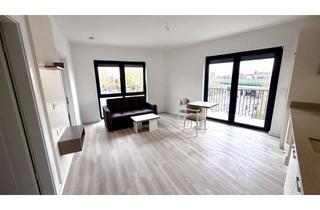 Wohnung mieten in 12277 Berlin, Möbilierte 1,5-Zimmer Wohnung mit Balkon im 1. OG in Marienfelde Neubau/Erstbezug