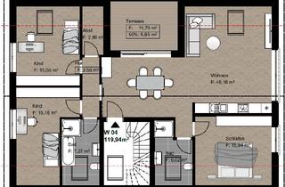 Wohnung mieten in 63584 Gründau, Neubau 4 Zimmer Mietwohnung in Gründau-Lieblos