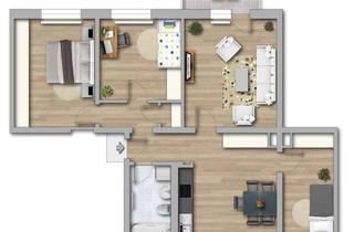 Wohnung mieten in Straße Des Friedens 84, 06217 Merseburg, Großzügige 4-RW mit Balkon – ideal für Familien, komplett saniert