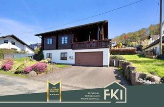 Haus kaufen in 57584 Scheuerfeld, **Stilvolles Holzhaus mit sonnigem Garten und Garage in Scheuerfeld**