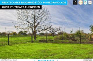 Grundstück zu kaufen in 70599 Plieningen, Rechteckiges Baugrundstück mit Baugenehmigung & KfW Förderung