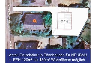 Grundstück zu kaufen in 21423 Winsen, Grundstück rückwärtig "Pfeiffenstiel" in Tönnhausen für 1 EFH NEUBAU
