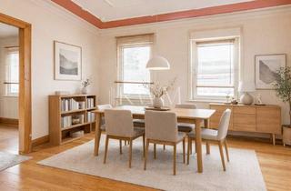 Wohnung kaufen in 70372 Bad Cannstatt, Wohnen mit Charakter: 3-Zimmer-Altbauwohnung nahe Kurpark