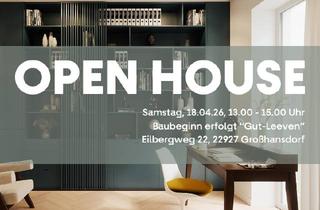 Penthouse kaufen in Eilbergweg 22, 22927 Großhansdorf, Lichtdurchflutetes Penthouse mit Süd-Dachterrasse und freiem Blick ins Grüne – "Gut-Leeven"