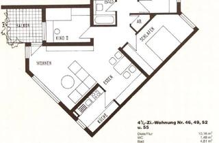 Wohnung mieten in Beim Wasserturm 20, 71332 Waiblingen, Gepflegte 4,5-Zimmer-Wohnung mit Balkon in Waiblingen