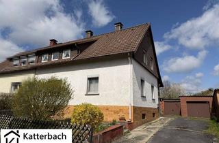 Doppelhaushälfte kaufen in 38723 Seesen, Solide Doppelhaushälfte mit 2 Garagen und schönem Gartengrundstück in Seesen