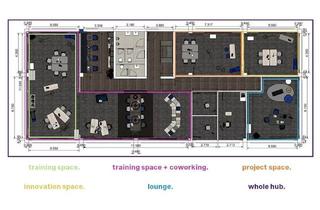 Büro zu mieten in 63768 Hösbach, Flexible Meetingräume & Coworking im hub42 – Raum für Workshops, Team Events, New Work, Veranstal...